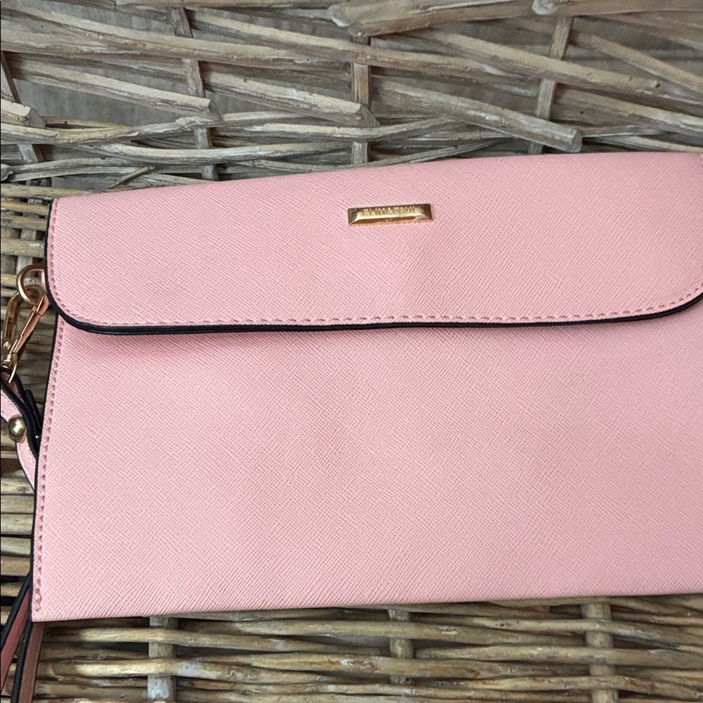 Elegant Pink‎ Wristlet Clutch